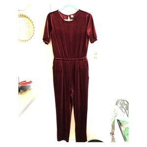 Velvet jumpsuit